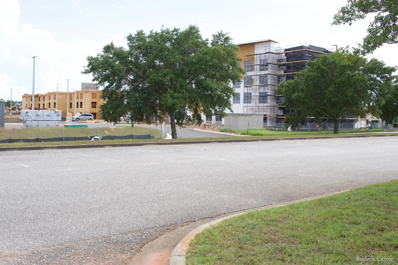 Hotel construction at Eastern Shore Centre